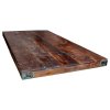 Tischplatte aus Recyclingholz 150x80cm