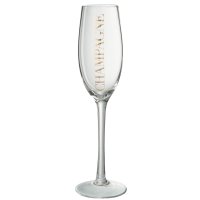 CHAMPAGNE GLASS TR/GOLD