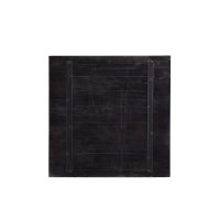 Clint Tischplatte in schwarz lackiertem Mangoholz 70x70cm