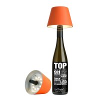 Sompex Akku Leuchten Top, Flaschenaufsatz orange