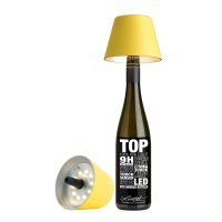 Sompex Akku Leuchten Top, Flaschenaufsatz gelb