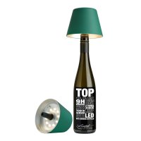 Sompex Akku Leuchten Top, Flaschenaufsatz grün