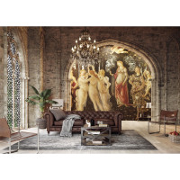 Tapete Italian Masterpieces ALLEGORIA DELLA PRIMAVERA - BOTTICELLI von Tecnografica 74612-1