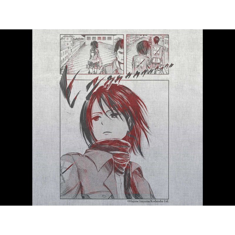 Tapete Lattacco dei giganti MIKASA von Tecnografica 80032-2