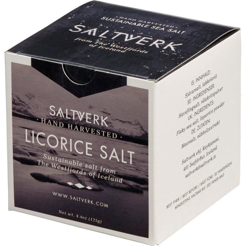 Licorice Salt - Meersalzflocken mit Lakritze