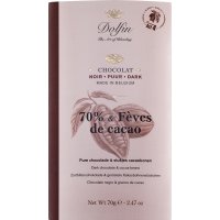 Dolfin Zartbitterschokolade mit Kakaosplittern