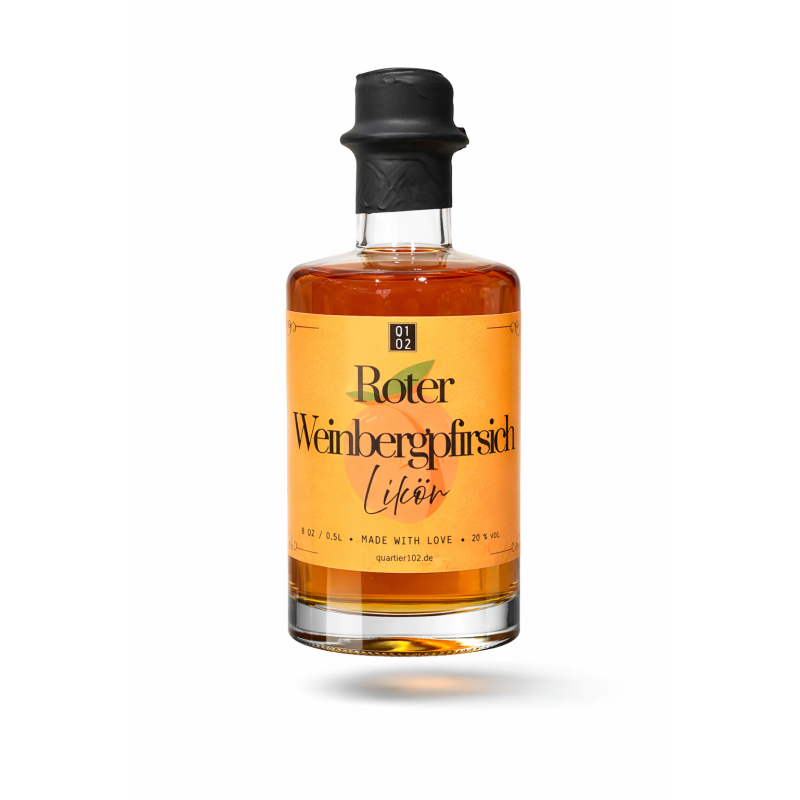 Roter Weinbergpfirsich Likör